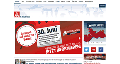 Desktop Screenshot of igmetall-kueste.de
